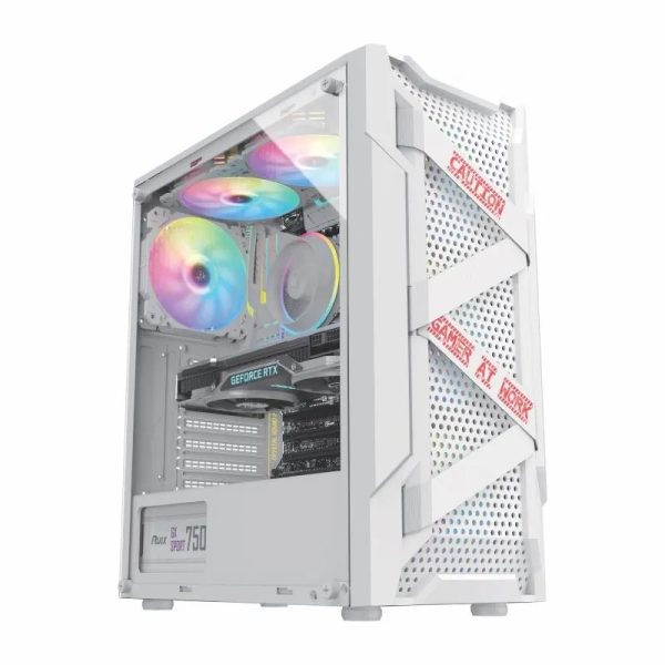 AA Tiger Armor White Gaming Case